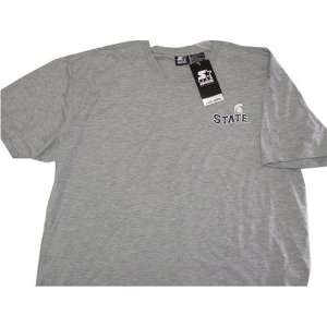   Michigan State Spartans Grey Dristar T shirt Large: Sports & Outdoors