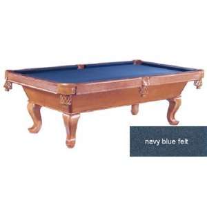  Tahoe Solid Maple 8 foot Pool Table   Honey Finish   Navy 