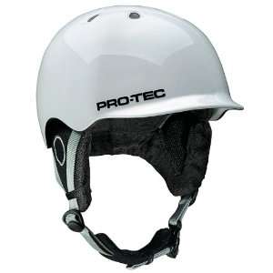  Pro Tec Riot Snow/Ski/Adventure Helmet   White Sports 