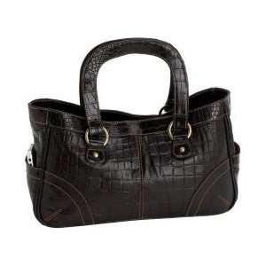  Embassy   Black Genuine Leather Ladies Handbag with 