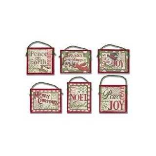   Needlecrafts Counted Cross Stitch, Christmas Sayings Ornaments