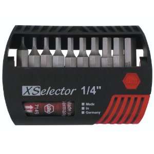  Wiha 79446 X Selector Bit Set with Hex Inch Bits and Quick 