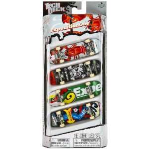  ExpeditionOne Tech Deck 4 Finger Skateboard Pack Toys 