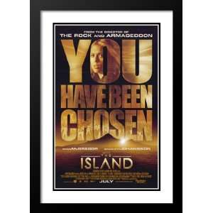  The Island 32x45 Framed and Double Matted Movie Poster 