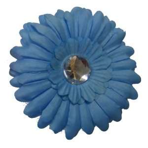  Light Blue Daisy Flower Hair Clip: Home & Kitchen
