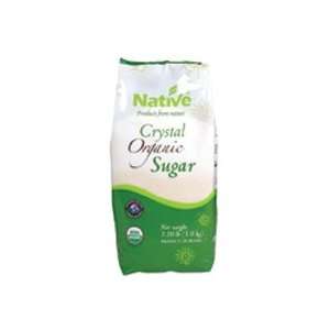  Native Organic White Crystal Sugar Can ( 12x2.2 LB 