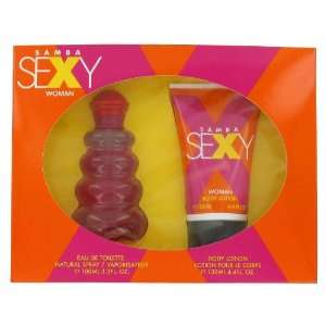 SAMBA SEXY by Perfumers Workshop   Gift Set    3.4 oz Eau De Toilette 