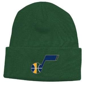 Utah Jazz Light Blue Basic Logo Cuffed Knit Hat:  Sports 