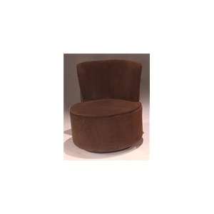  Brown Swivel Accent Chair