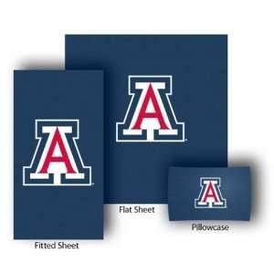   Wildcats Fitted/Flat Bed Sheet and Pillow Case Set