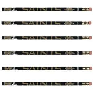  New Orleans Saints 6 Pack Team Logo Pencil Set Sports 