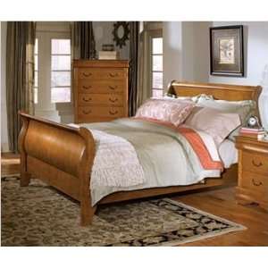   Louis Philippe Bed in Deep Oak Finish Coaster Beds Furniture & Decor