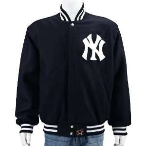  New York Yankees Wool Jacket: Sports & Outdoors