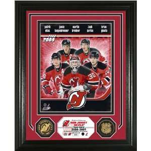  New Jersey Devils 2008 Team Force 24KT Gold Coin Photo 