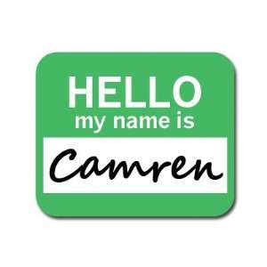  Camren Hello My Name Is Mousepad Mouse Pad