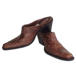   Tan New MIA Womens Leather Cowboy Western Shoes 7.5m 