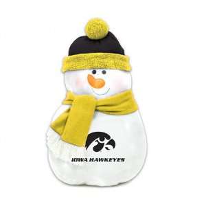 Iowa Hawkeyes Snowman Pillow
