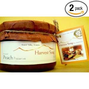 Harvest Song Whole All Natural Peach Preserves   10 ozs. each  