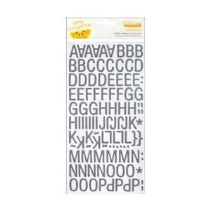  American Crafts Amy Tangerine Thickers Alphabet Stickers Chipboard 