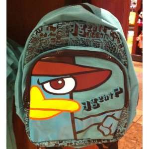  Disney Park Phineas and Ferb Perry the Platypus Backpack 