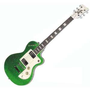   Italia Maranello Classic Electric Guitar   Green Musical Instruments