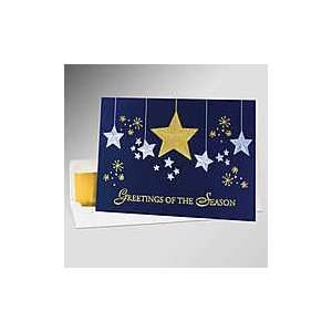    50 pcs   Golden Stars Custom Holiday Cards: Sports & Outdoors