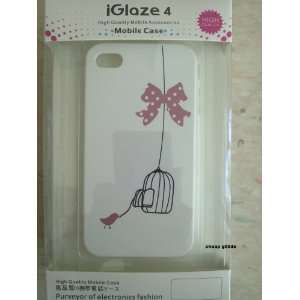  iGlaze Slim Fit Hard Plastic Case for Apple Iphone 4  Love 