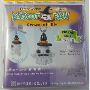  Kit, Miyuki Delica Beads & Crafts, Halloween Mascot Fan 