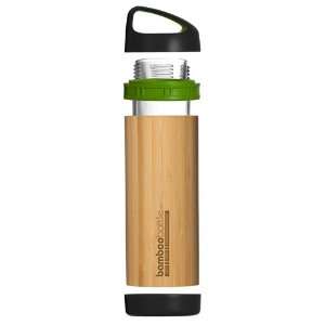  Glass Bottle in a Bamboo Sleeve