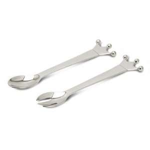    Majestic Heavy Sterling Silver Baby Spoon and Fork Set: Baby