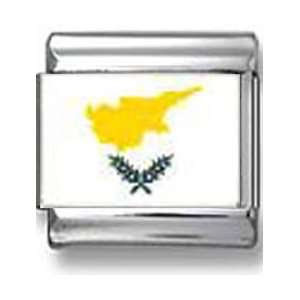  Cyprus Flag Italian charm Jewelry