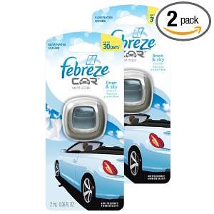  Febreze Car Vent Clips   2 Air Freshener Clips ~ Linen 