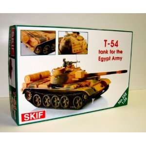  SKIF MODELS   1/35 T54 Egyptian Army Tank w/Photo Etched 