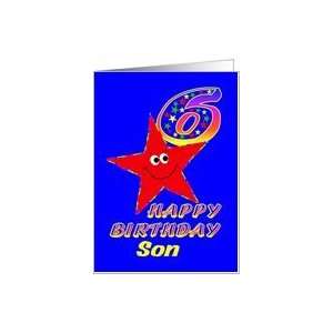  Happy 6th Birthday Son Card Toys & Games