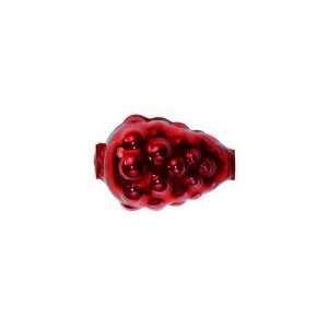  3 Red Berry or Grape Glass Beads 1 ~ Czech Republic: Arts 