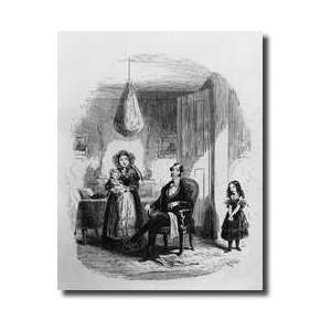 The Dombey Family Illustration From dombey And Son By Charles Dickens 