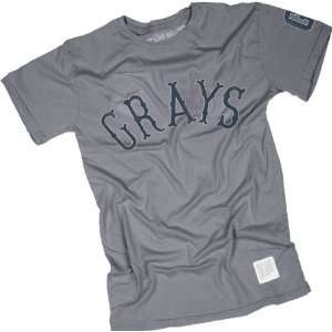    Homestead Grays Retro Brand Vintage Crew Tee: Sports & Outdoors