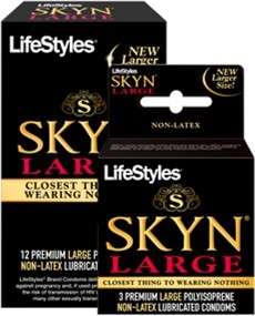 Lifestyles SKYN Large Polyisoprene Non Latex Condoms  