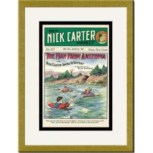   Matted Print 17x23, Nick Carter: The Man from Arizona: Home & Kitchen