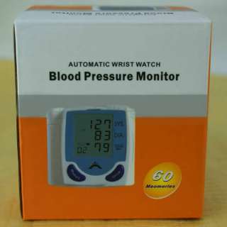 Wrist Blood Pressure Monitor Automatic digital Watch Brand New  