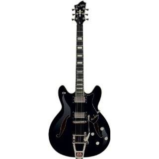 Hagstrom Tremar Viking Deluxe Electric Guitar (Black Gloss)