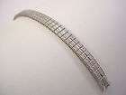 Vintage Gold GP DIAMOND Watch Band C Ring Hook End S  