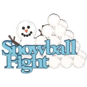  Snowball Fight Laser Die Cut