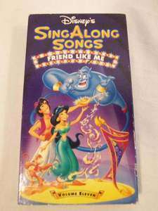Disney Sing Along Songs Friend Like Me VHS  
