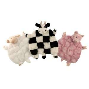  Squeaker Mania Plush Dog Toy Cow: Pet Supplies