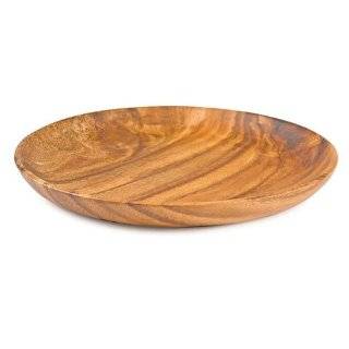  Camden Rose Small Cherry Wooden Plate, 6.25 dia 