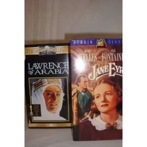  Set of 2 Classic Films VHS (Jane Eyre, Lawrence of Arabia 