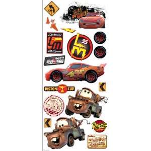  Disney/Pixar Large Flat Stickers, Cars Arts, Crafts 