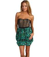 Twelfth Street by Cynthia Vincent   Corset Romper With Drape Front