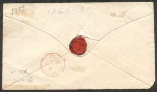 New South Wales To Australia Cover 1863 w 1 Stamp L@@K  
